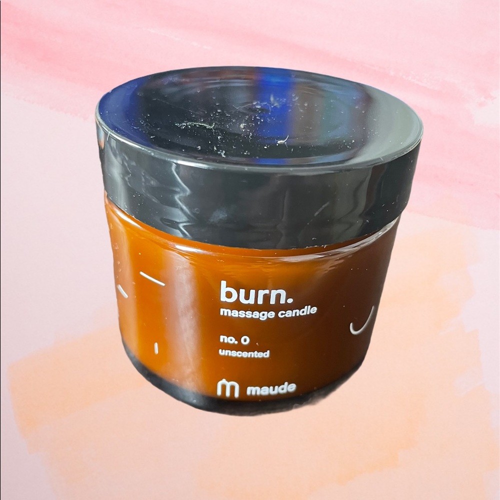 Maude Unscented Burn Massage Candle